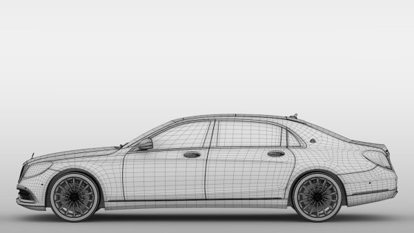 Mercedes-Benz w222 чертеж