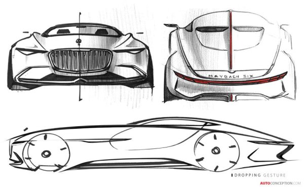 Мерседес Viaion AVTR чертеж