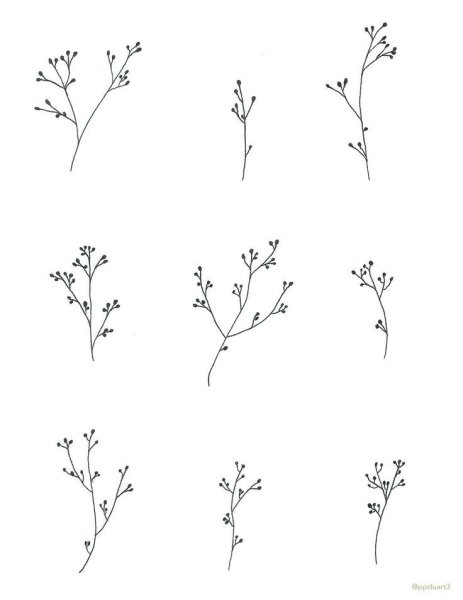 Веточка эскиз