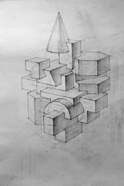 Объемная архитектурная композиция вступительный экзамен СПБГАСУ