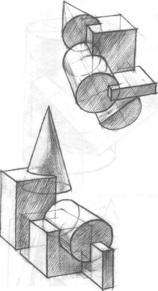 Врезка геометрических тел