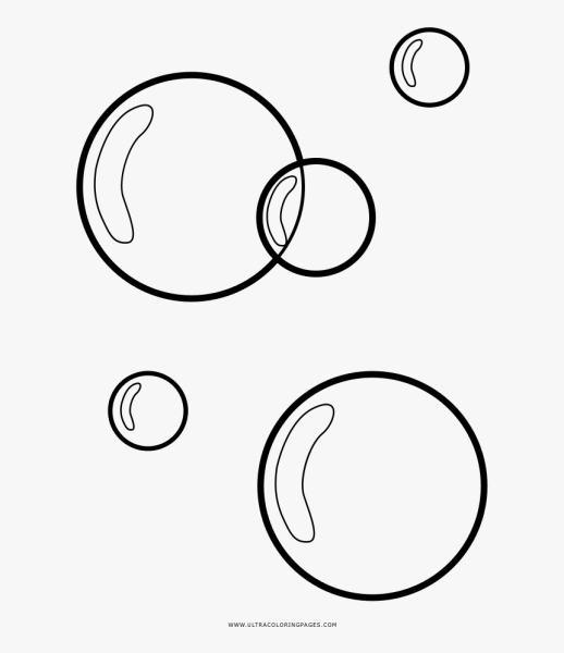 Разноцветные мыльные пузыри рисование