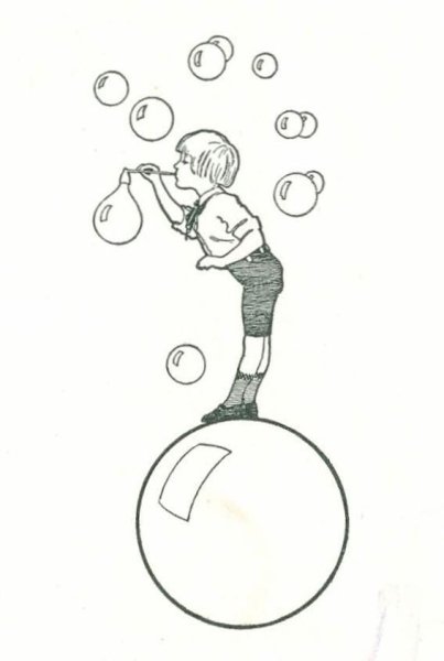 Мыльные пузыри рисунок