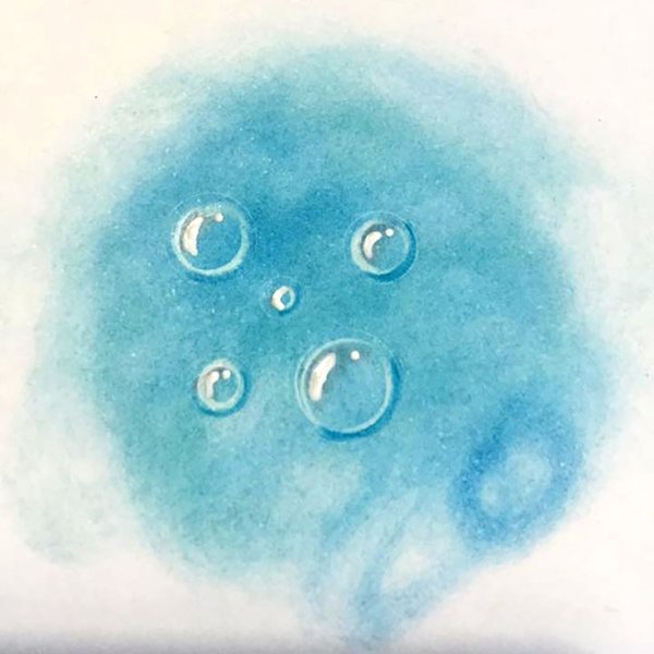 Мыльные пузыри акварелью