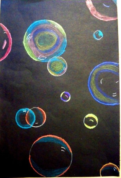 Пузыри раскраска