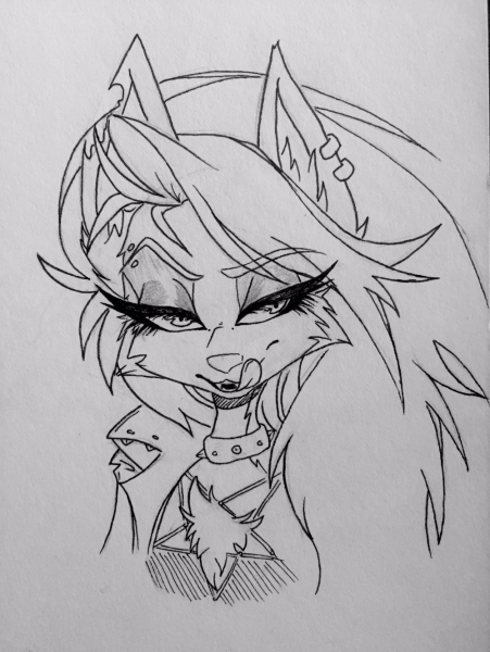 Фурри набросок