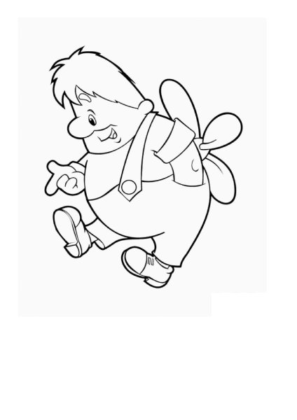 Фунтик раскраска для детей