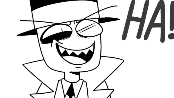 Адский босс карандашом