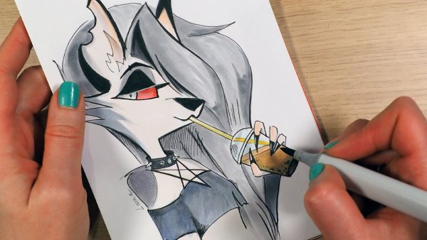 Нарисовать луну из адского босса