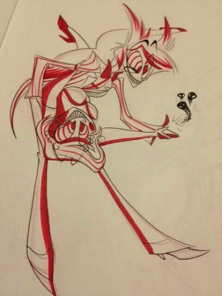 Отель ХАЗБИН Аластор олень и Чарли