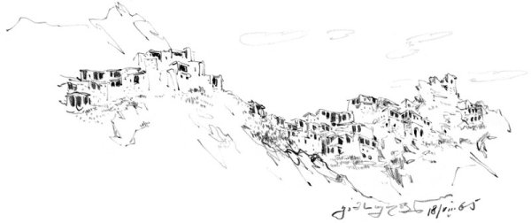 Дагестан аул вектор