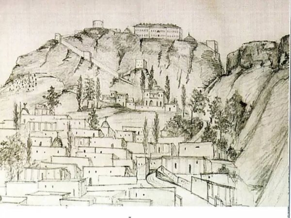 Крепость бурная в Дагестане