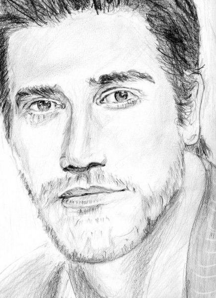 Портрет мужчины карандашом