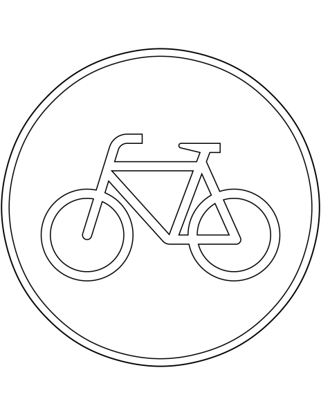 Трафареты дорожных знаков