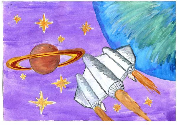 Космос картинки для срисовки