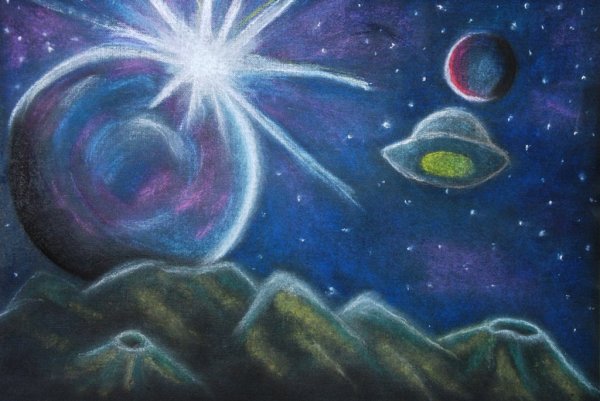 Рисунок на тему космос