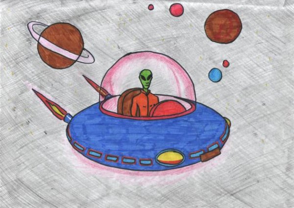 Рисунки на тему фантастика лёгкие