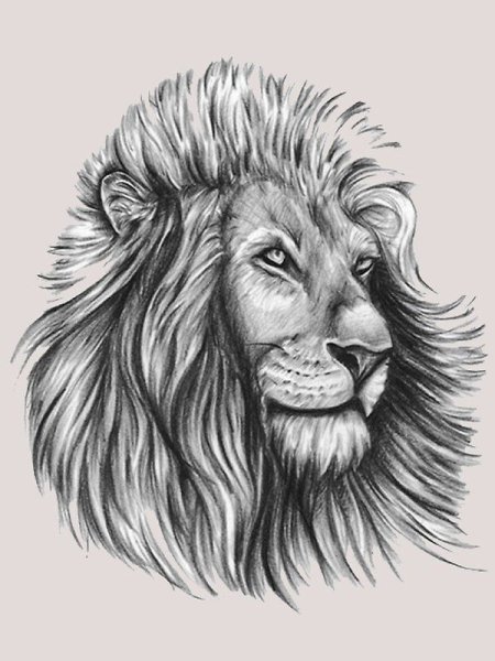 Стилизованная голова Льва