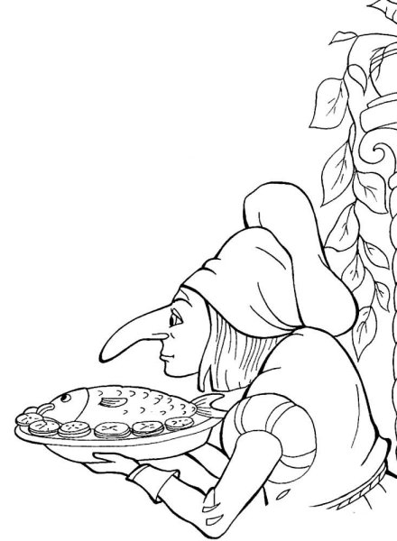 Карлик нос раскраска