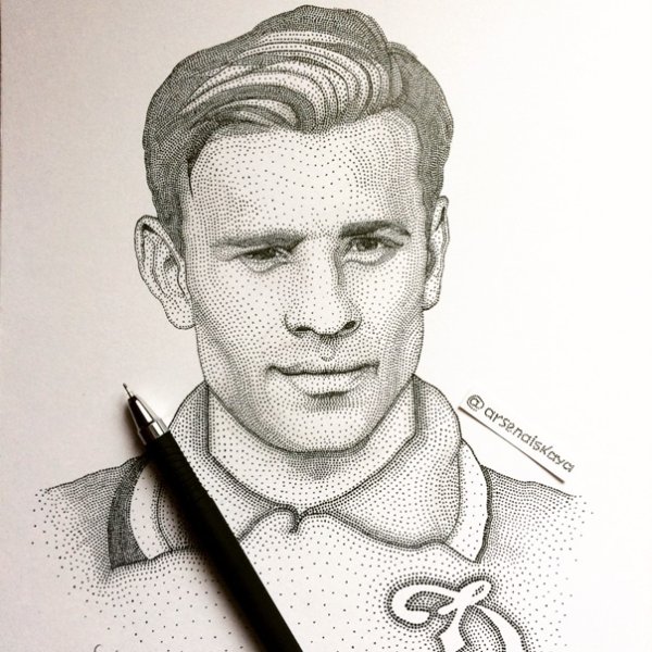 Портрет Льва Яшина