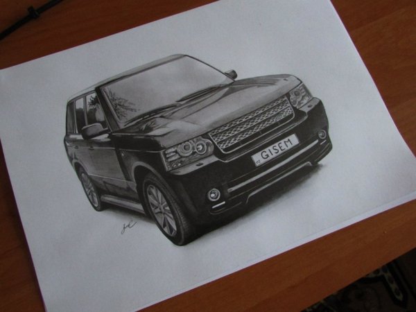 Range Rover рисунок