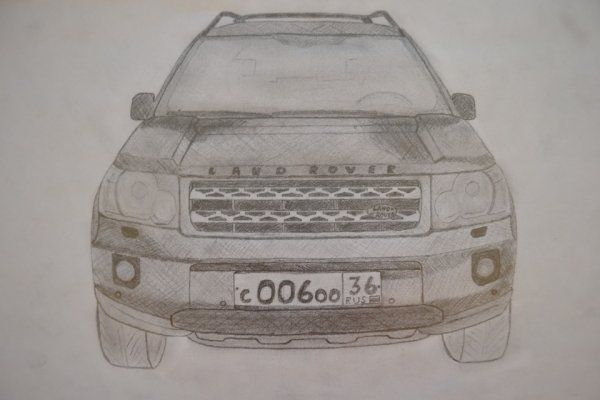 Ленд Ровер Фрилендер 2 нарисовать