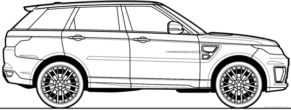 Рендж Ровер спорт 2015 контур