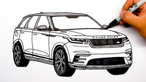 Как нарисовать range Rover