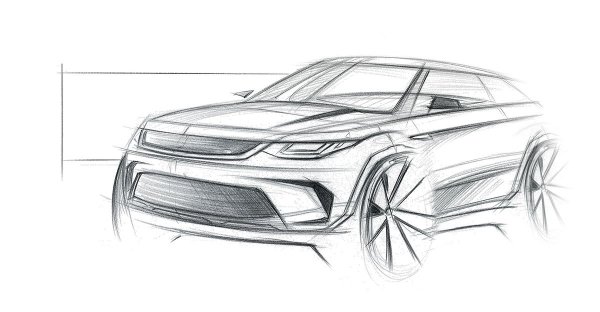 Range Rover Evoque чертеж