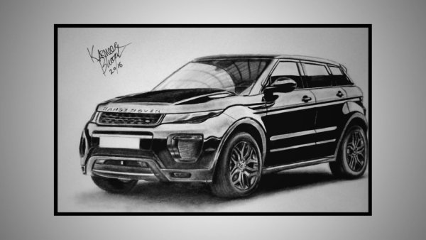 Range Rover Evoque вектор