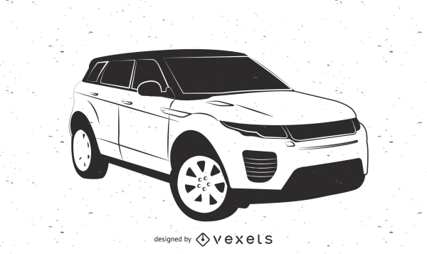 Range Rover Evoque вектор