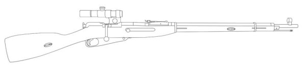 Винтовка Мосина снайперская чертеж