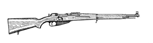 Винтовка Мосина эскиз