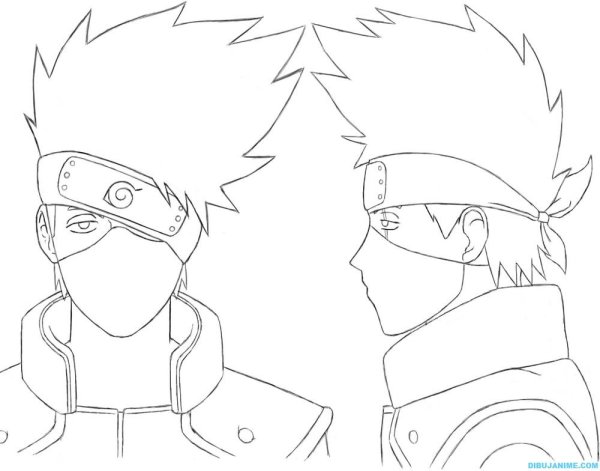 Какаши Хатакэ маркерами