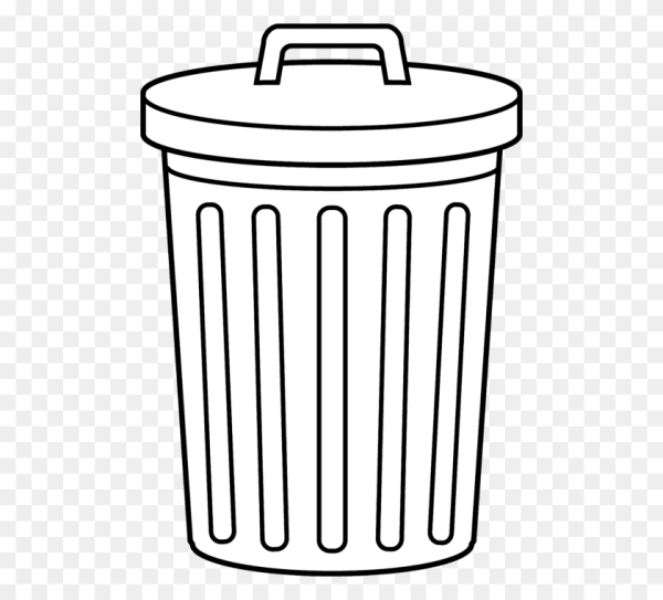 Мусорный бак раскраска