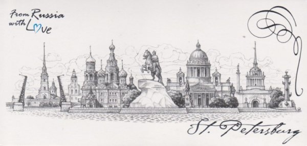 Замок в Питере рисунок