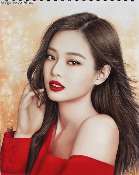 Арт Дженни из блэкпинк