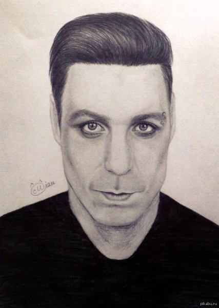 Rammstein Тилль портрет