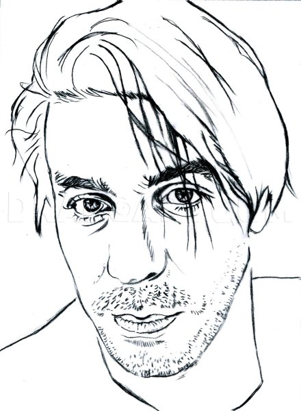 Тилль Линдеманн рисунок