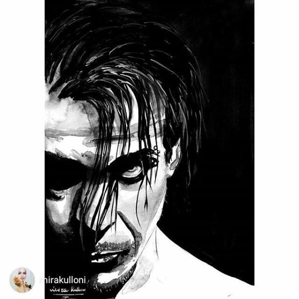 Тилль Линдеманн рисунок