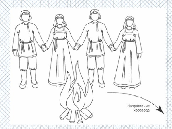 Рисование народные обряды в карандаше