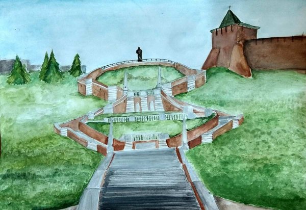 Чкаловская лестница 2021