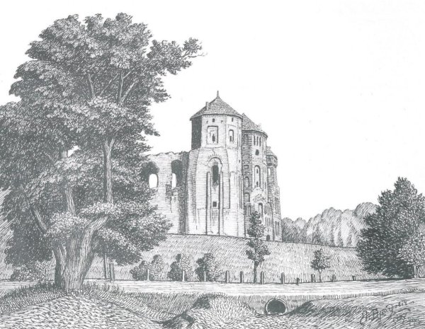 Эскиз города крепости