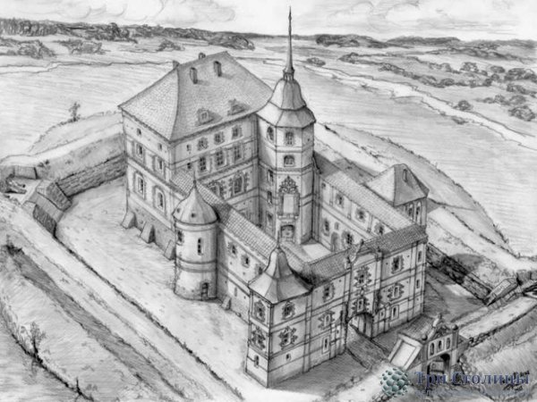 Замок рисунок