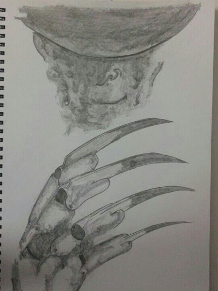 Нарисовать Фредди Крюгера карандашом