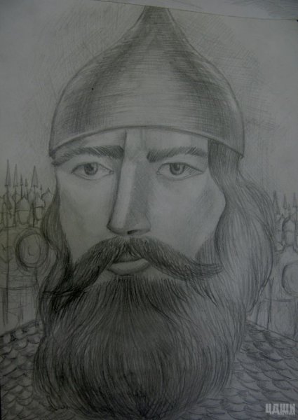 Князь Александр Невский Графика