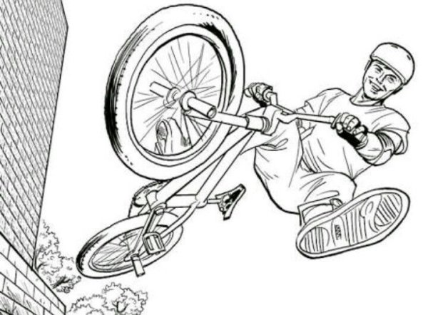 BMX рисунок