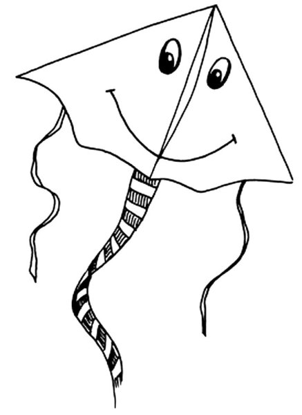 Воздушный змей карандашом