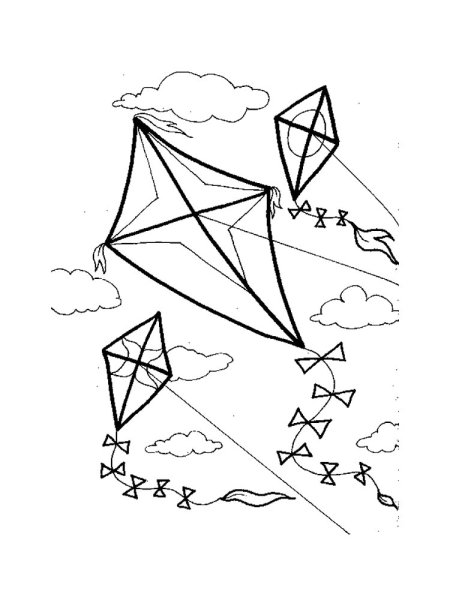 Эскиз бумажного змея