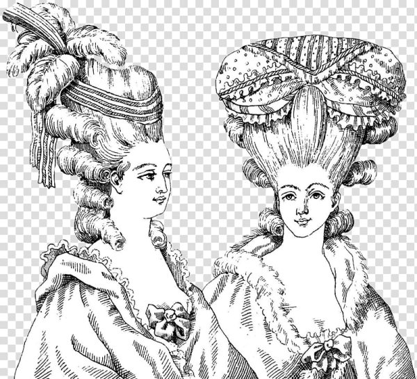 Фонтанж прическа 18 век